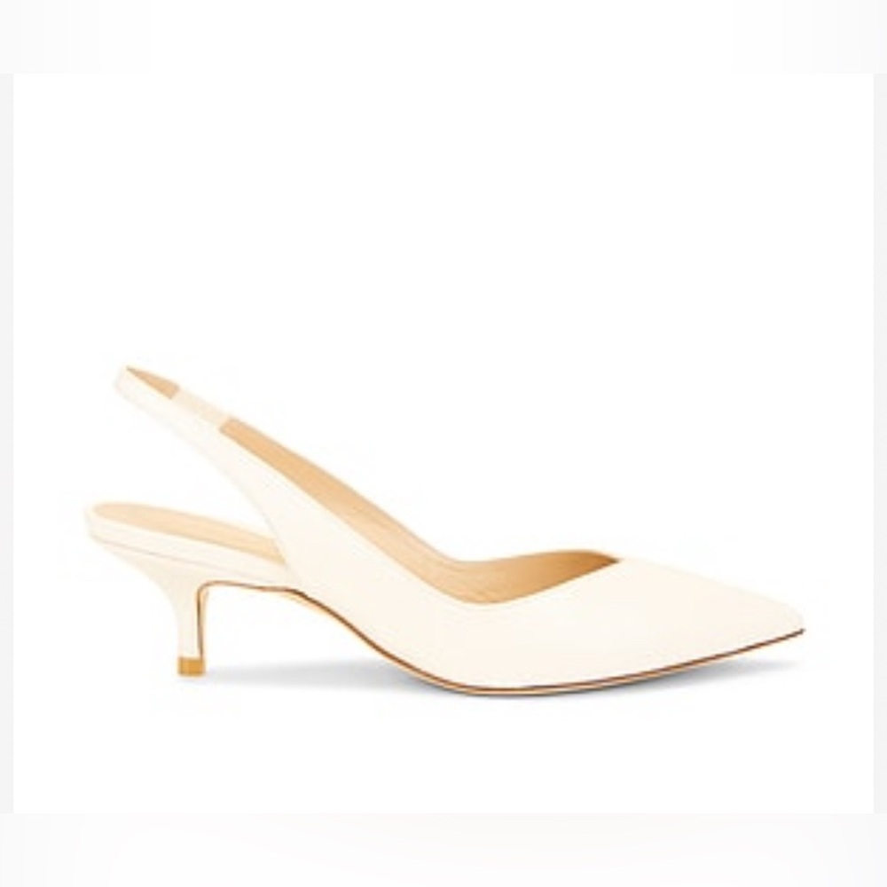 STUART WEITZMAN Eva 50 Slingback 
Color:Cream size 7B Original Box /No dust bag - Picture 11 of 11